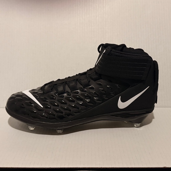 Nike Men”s force savage pro 2 football cleats black/white Sz 14.5 main image 5
